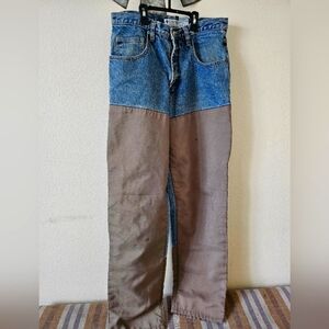Columbia Men's Hunting Brush Guard Reinforced Outdoor  Demin Pants Size 34/32.